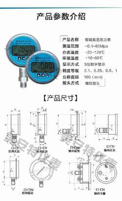 “烟台充氟压力表上的数字代表什么“/